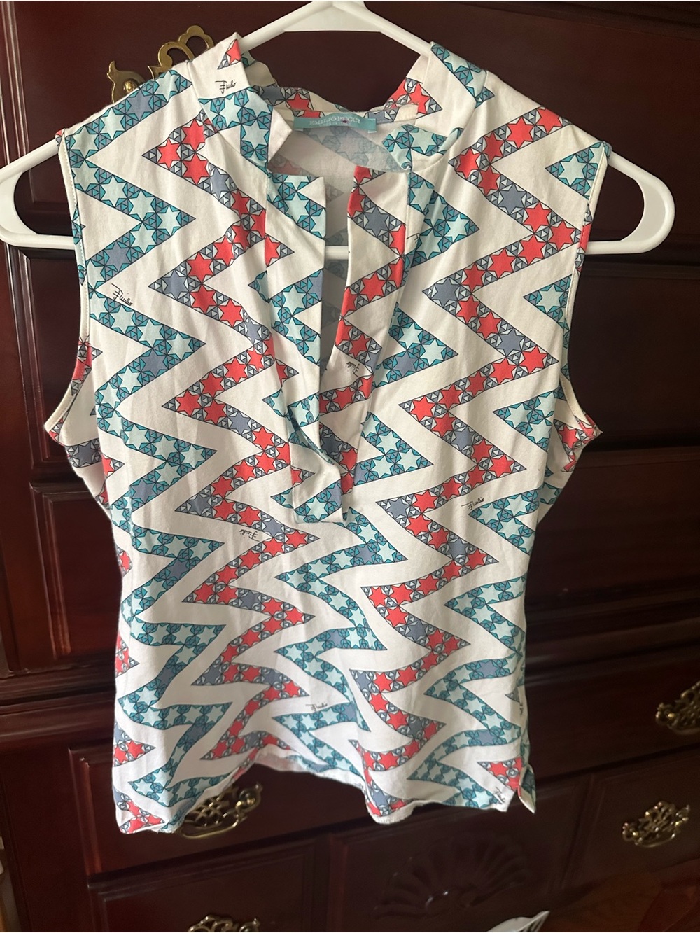 Authentic Emilio Pucci sleeveless top